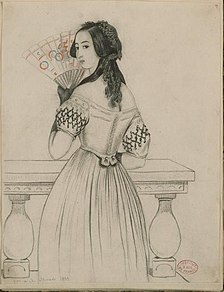 George Sand par Alfred de Musset