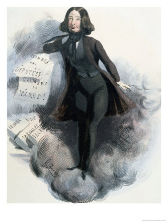 Caricature George Sand 1848